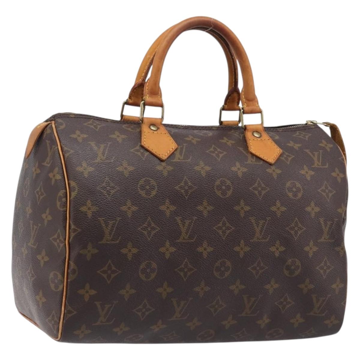 LOUIS VUITTON Monogram Speedy 25 Hand Bag M41528 LV Auth 200486