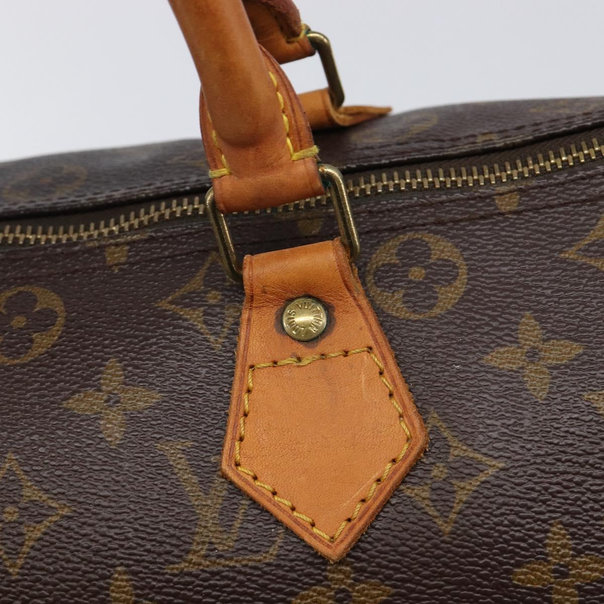 LOUIS VUITTON Monogram Speedy 25 Hand Bag M41528 LV Auth 200486