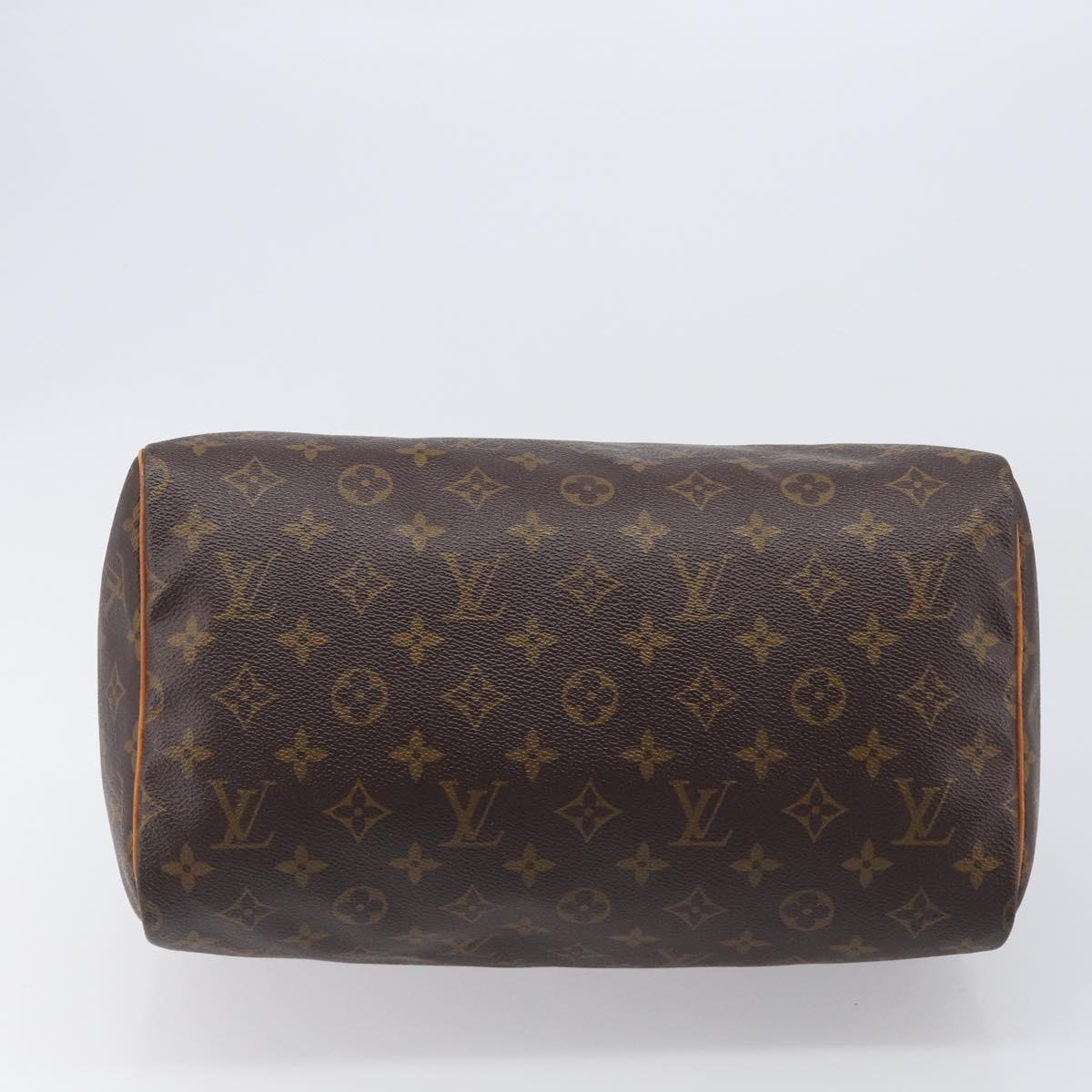LOUIS VUITTON Monogram Speedy 25 Hand Bag M41528 LV Auth 200486