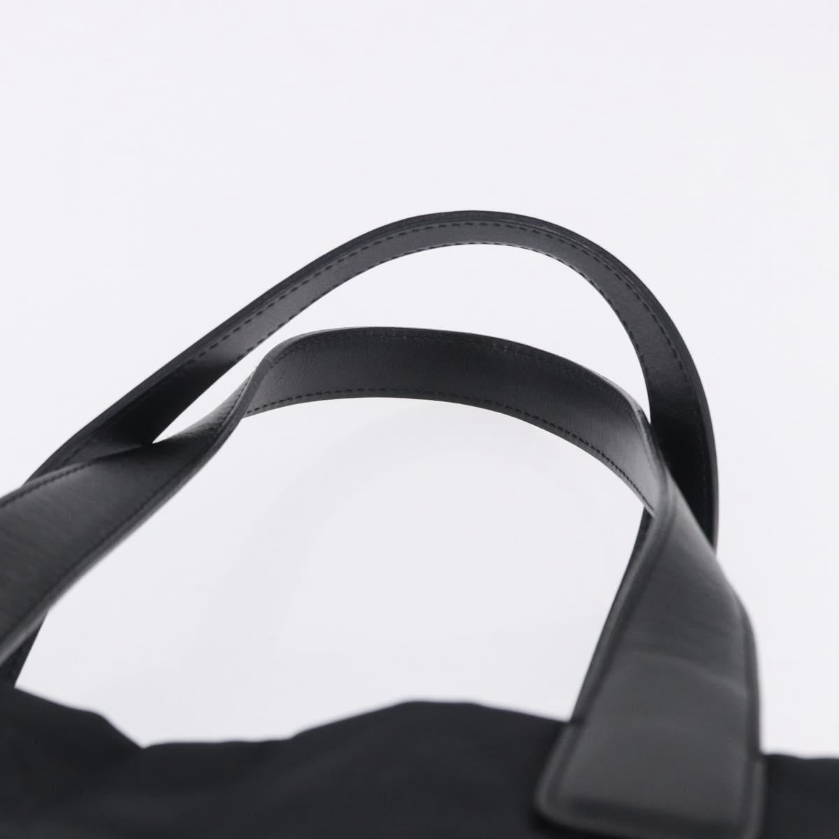 CHANEL New Travel Line Tote Bag Canvas Black CC Auth 200498V