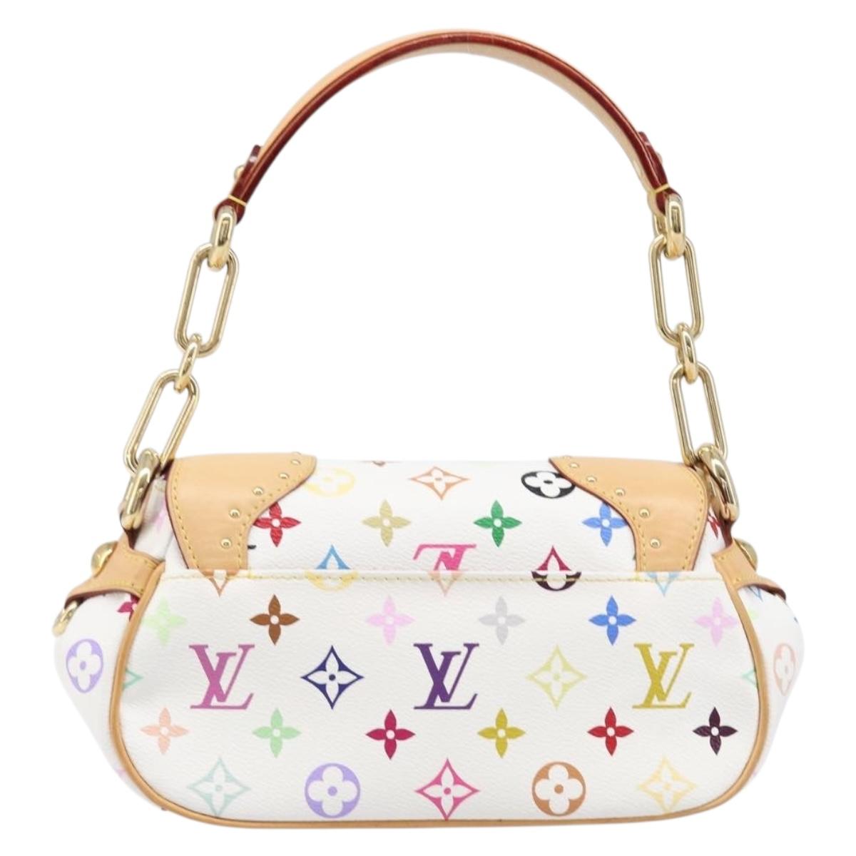 LOUIS VUITTON Monogram Multicolor Marilyn Bag White M40206 LV Auth 200499SAM