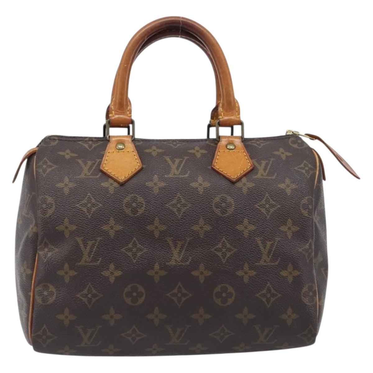 LOUIS VUITTON Monogram Speedy 25 Hand Bag M41528 LV Auth 200502A