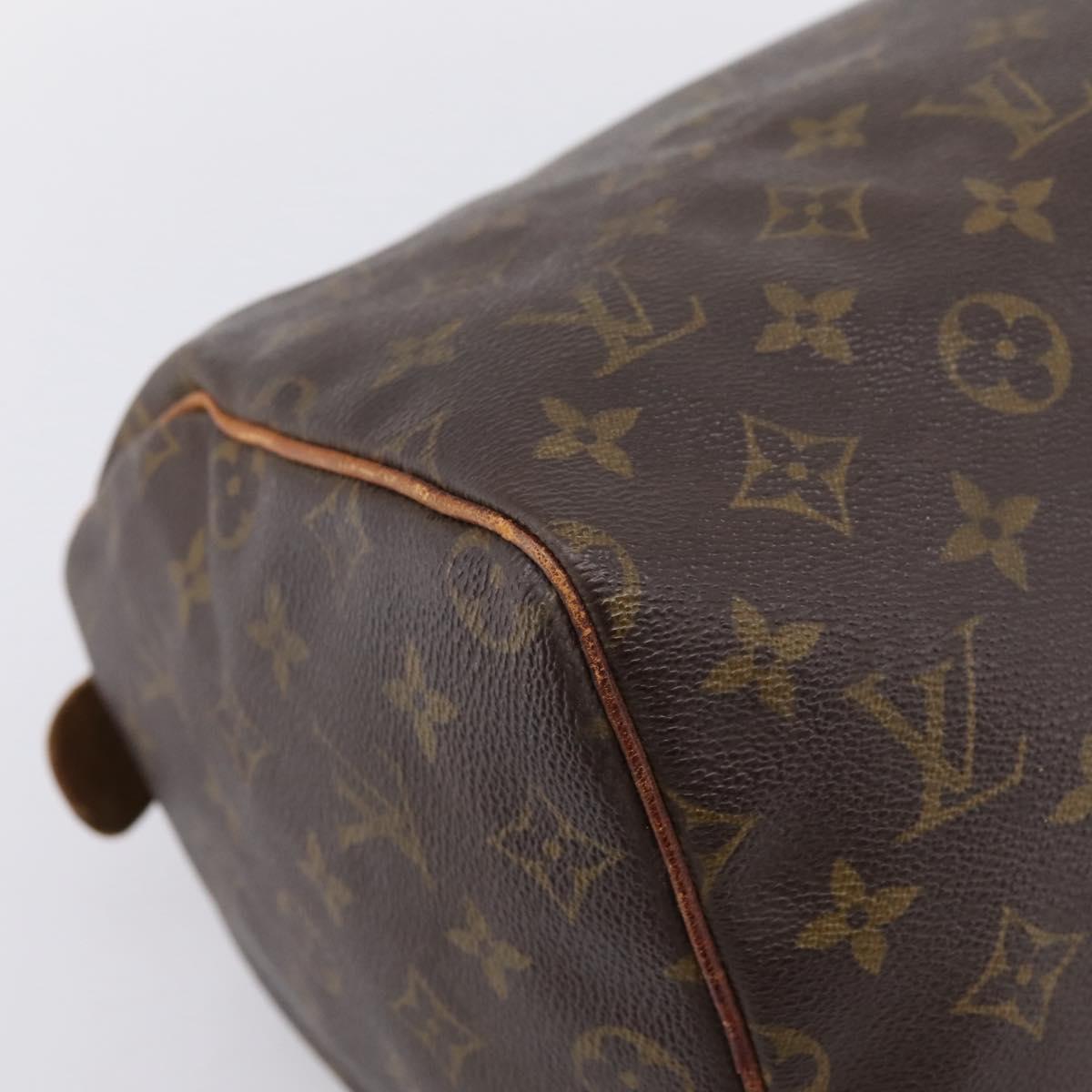 LOUIS VUITTON Monogram Speedy 30 Hand Bag M41526 LV Auth 200504