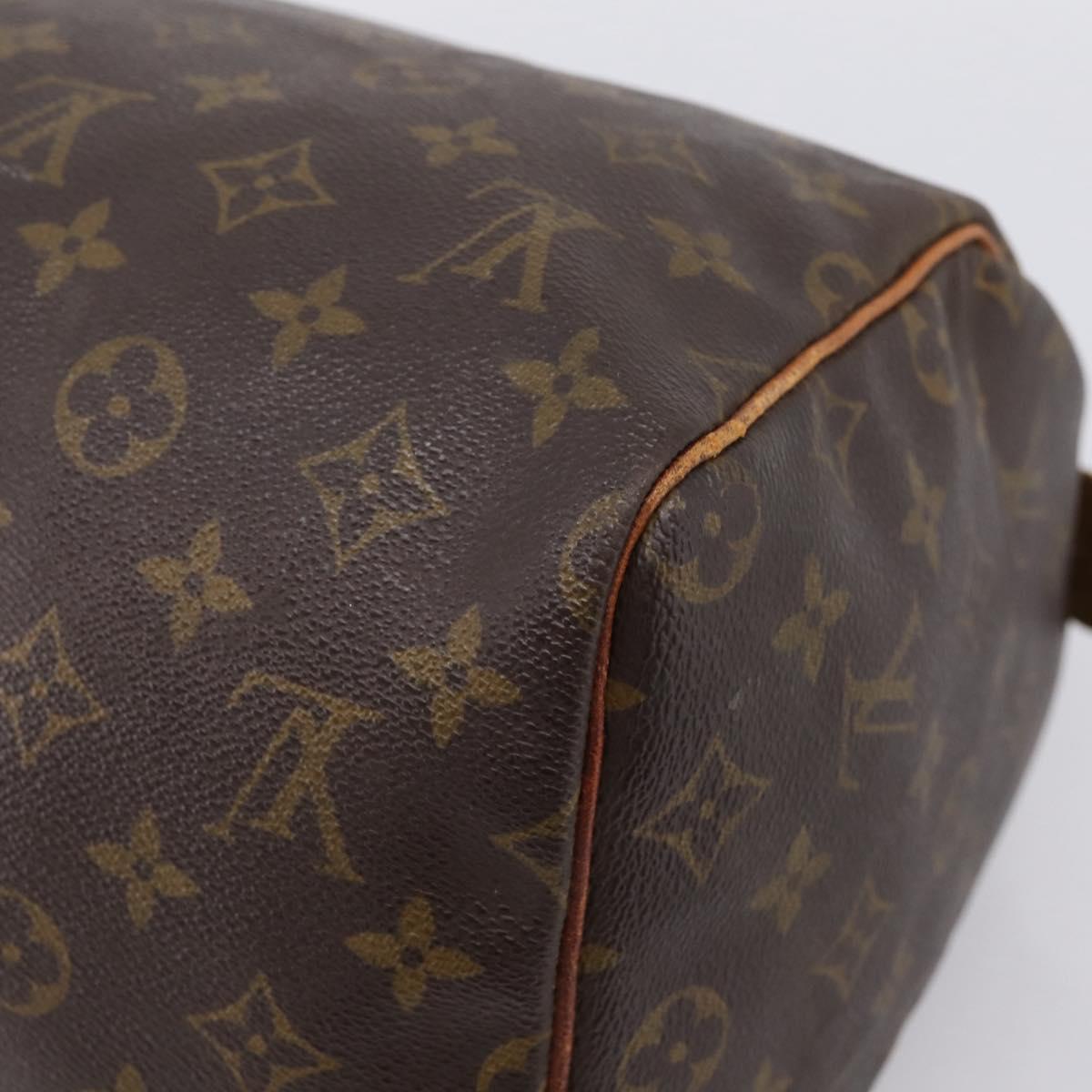 LOUIS VUITTON Monogram Speedy 30 Hand Bag M41526 LV Auth 200504