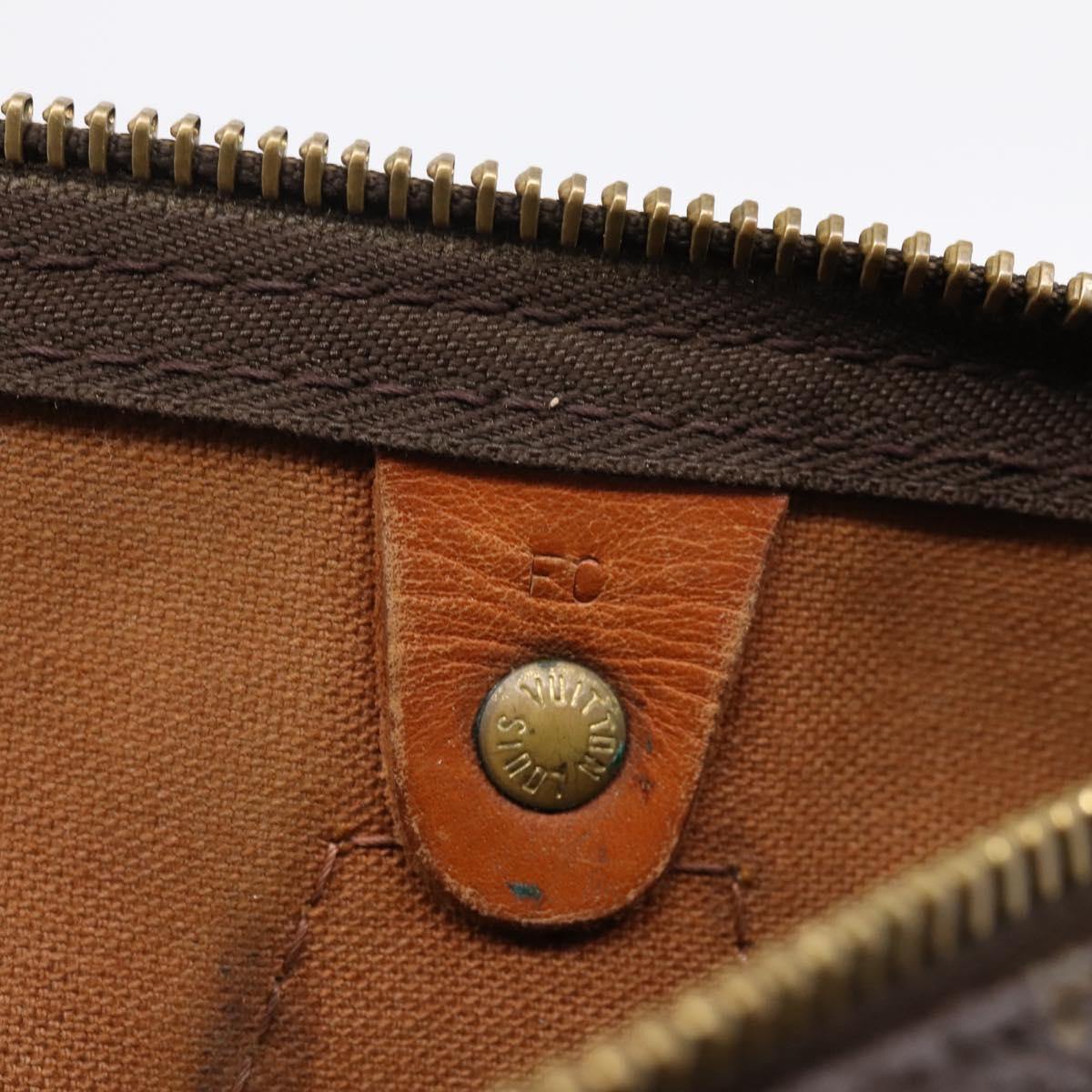 LOUIS VUITTON Monogram Speedy 30 Hand Bag M41526 LV Auth 200504