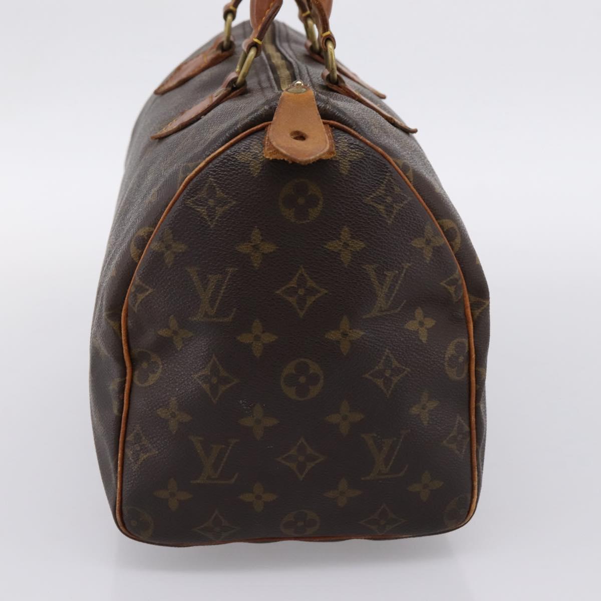 LOUIS VUITTON Monogram Speedy 30 Hand Bag M41526 LV Auth 200504
