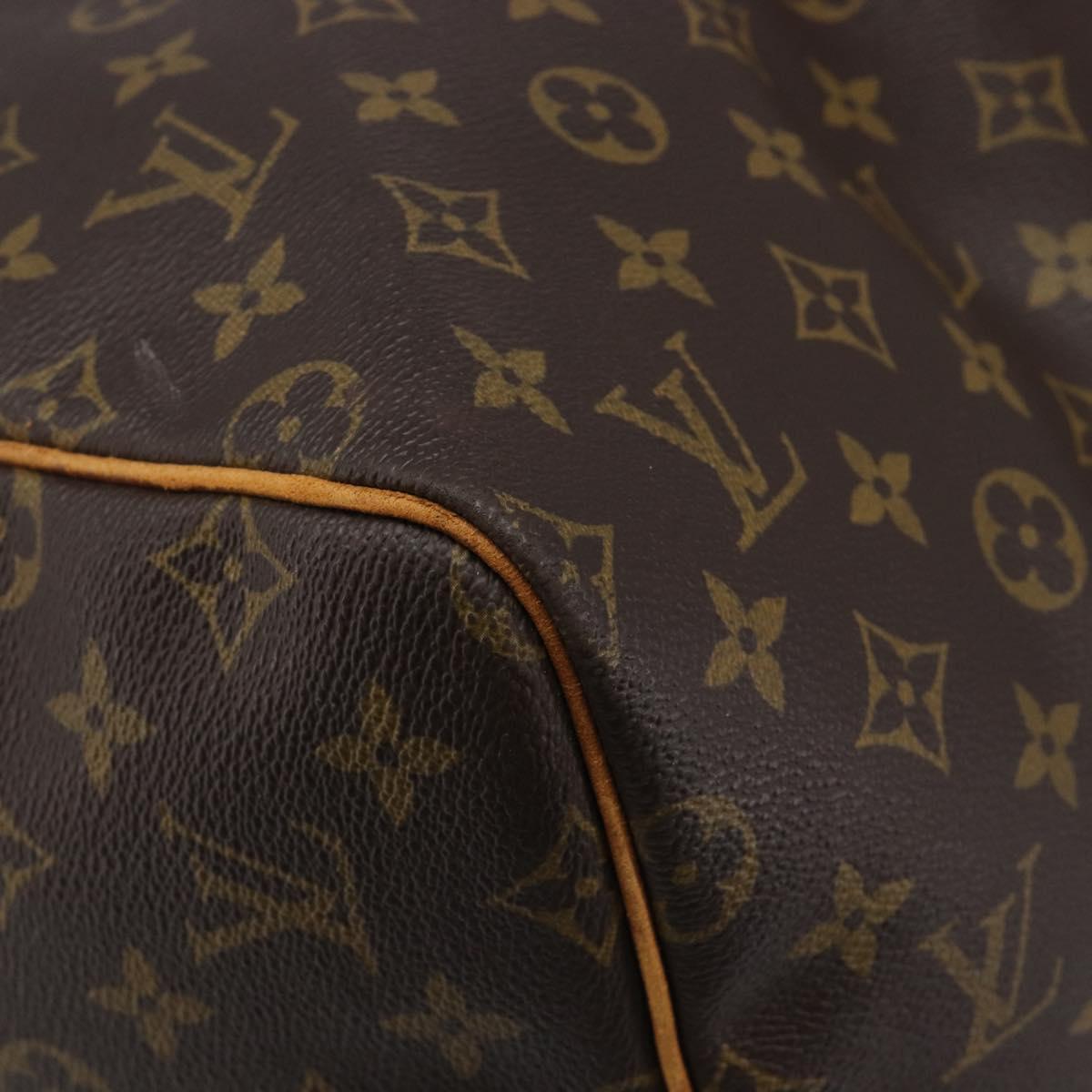 LOUIS VUITTON Monogram Keepall 55 Boston Bag M41424 LV Auth 200507