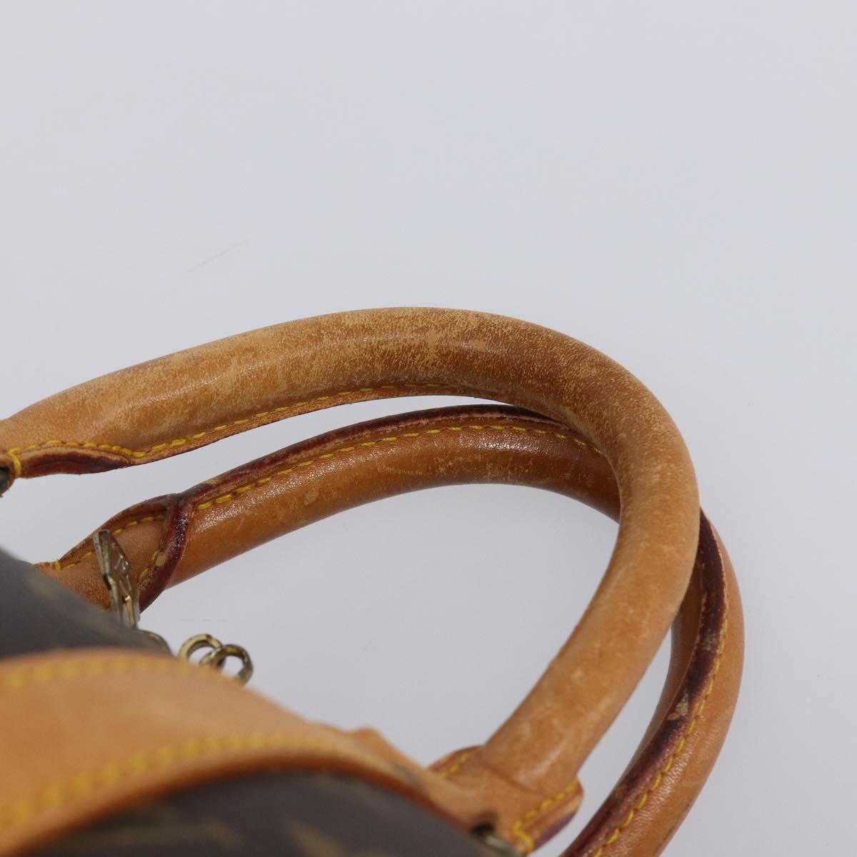LOUIS VUITTON Monogram Keepall 55 Boston Bag M41424 LV Auth 200507