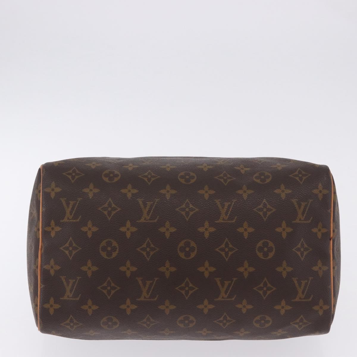 LOUIS VUITTON Monogram Speedy 30 Hand Bag M41526 LV Auth 200508SAV
