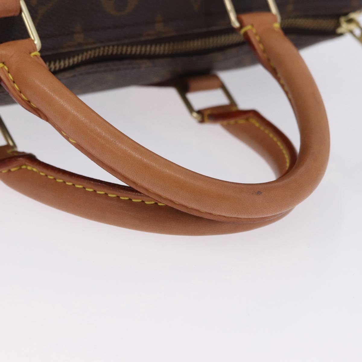 LOUIS VUITTON Monogram Speedy 30 Hand Bag M41526 LV Auth 200508SAV