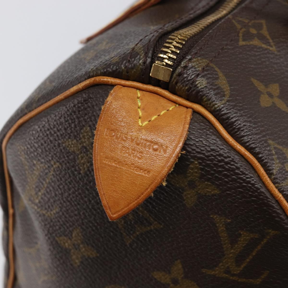 LOUIS VUITTON Monogram Speedy 25 Hand Bag M41528 LV Auth 200514