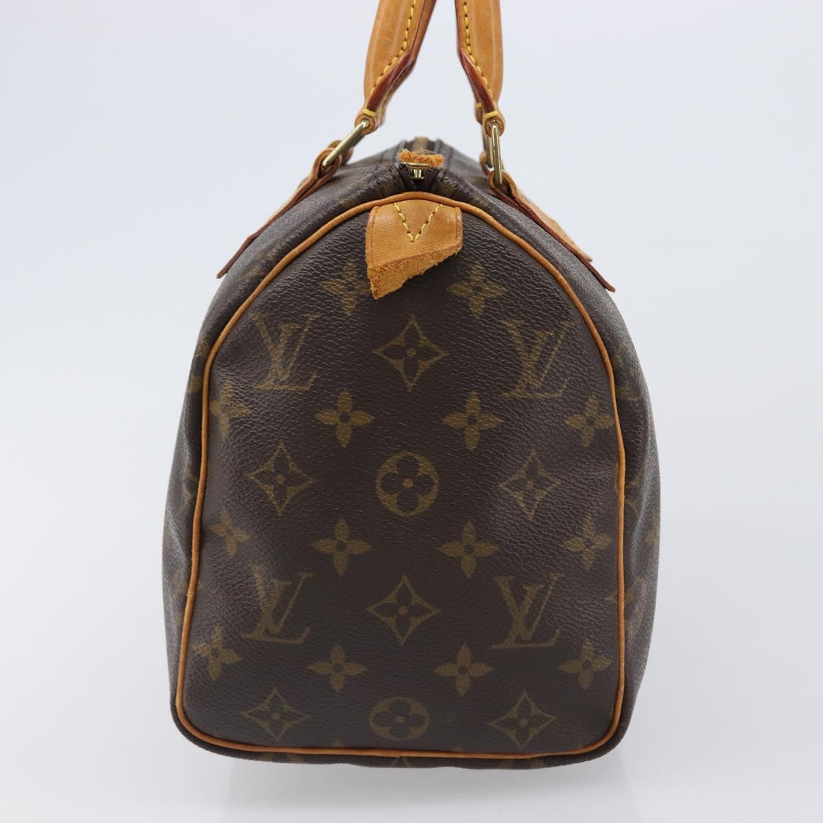 LOUIS VUITTON Monogram Speedy 25 Hand Bag M41528 LV Auth 200514