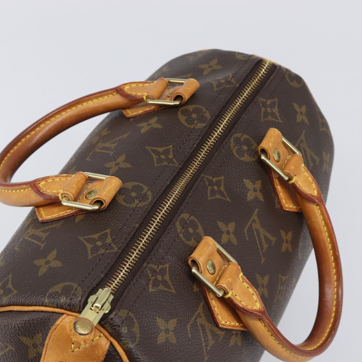 LOUIS VUITTON Monogram Speedy 25 Hand Bag M41528 LV Auth 200514