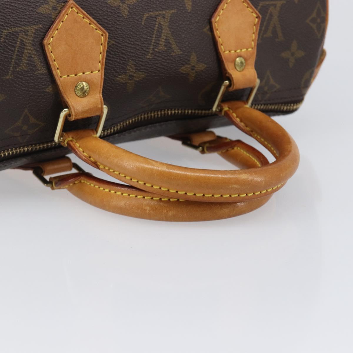 LOUIS VUITTON Monogram Speedy 25 Hand Bag M41528 LV Auth 200514
