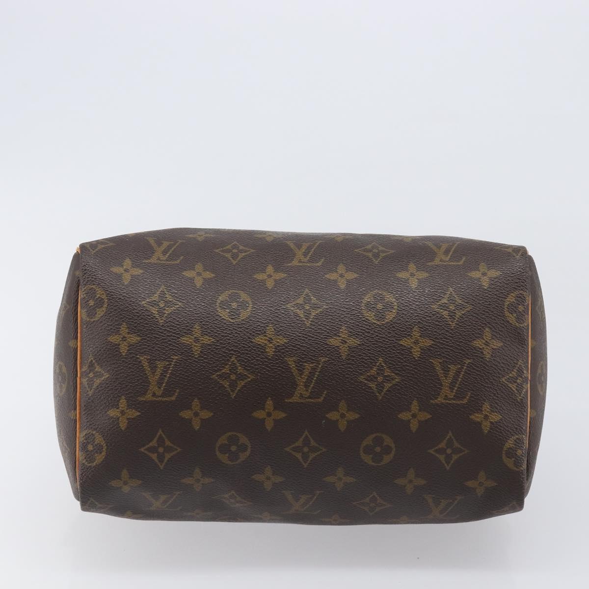 LOUIS VUITTON Monogram Speedy 25 Hand Bag M41528 LV Auth 200514