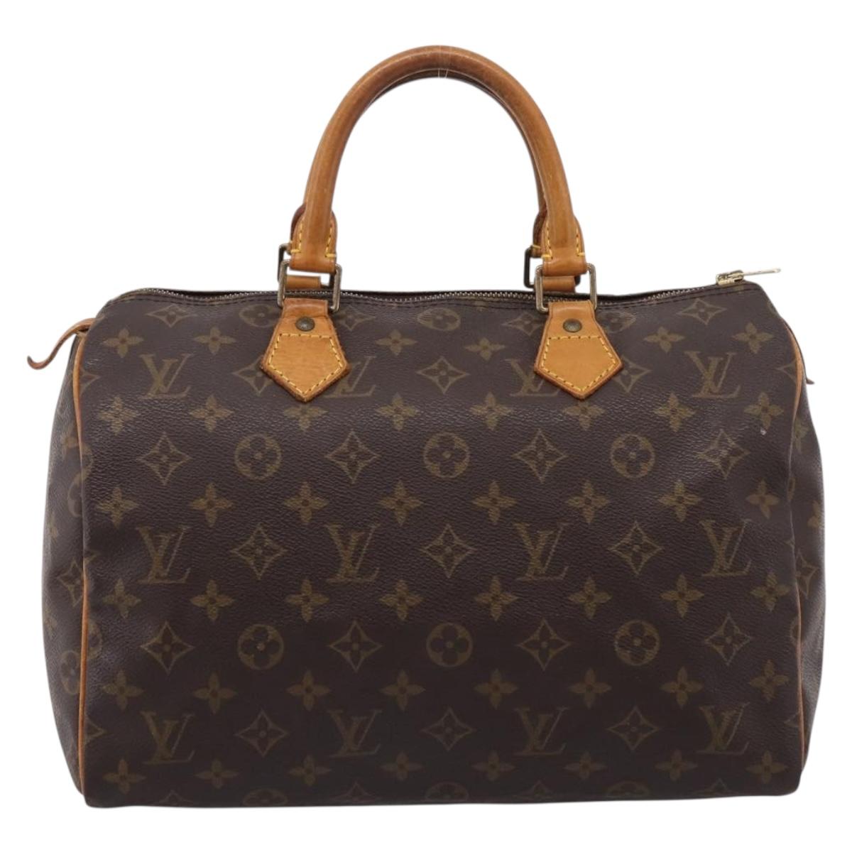 LOUIS VUITTON Monogram Speedy 30 Hand Bag M41526 LV Auth 200515A