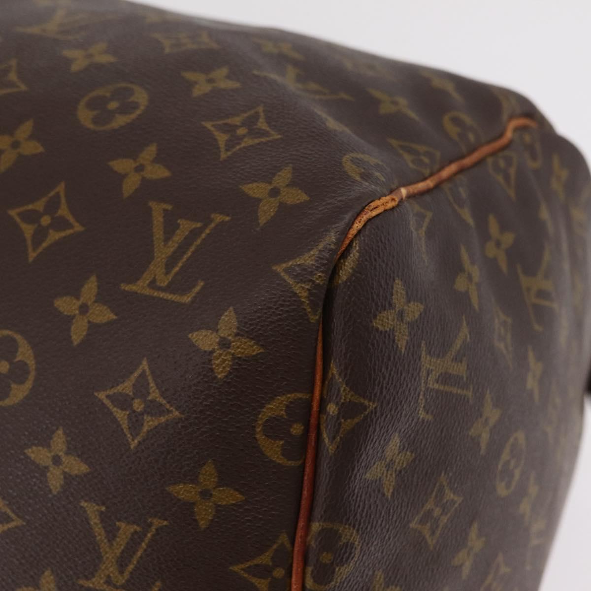 LOUIS VUITTON Monogram Keepall 55 Boston Bag M41424 LV Auth 200518