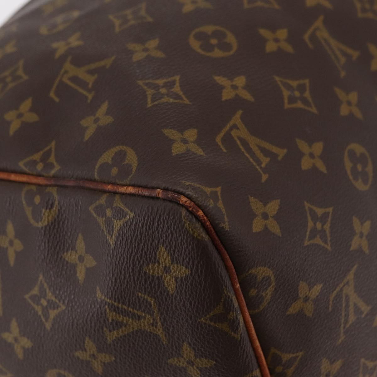 LOUIS VUITTON Monogram Keepall 55 Boston Bag M41424 LV Auth 200518