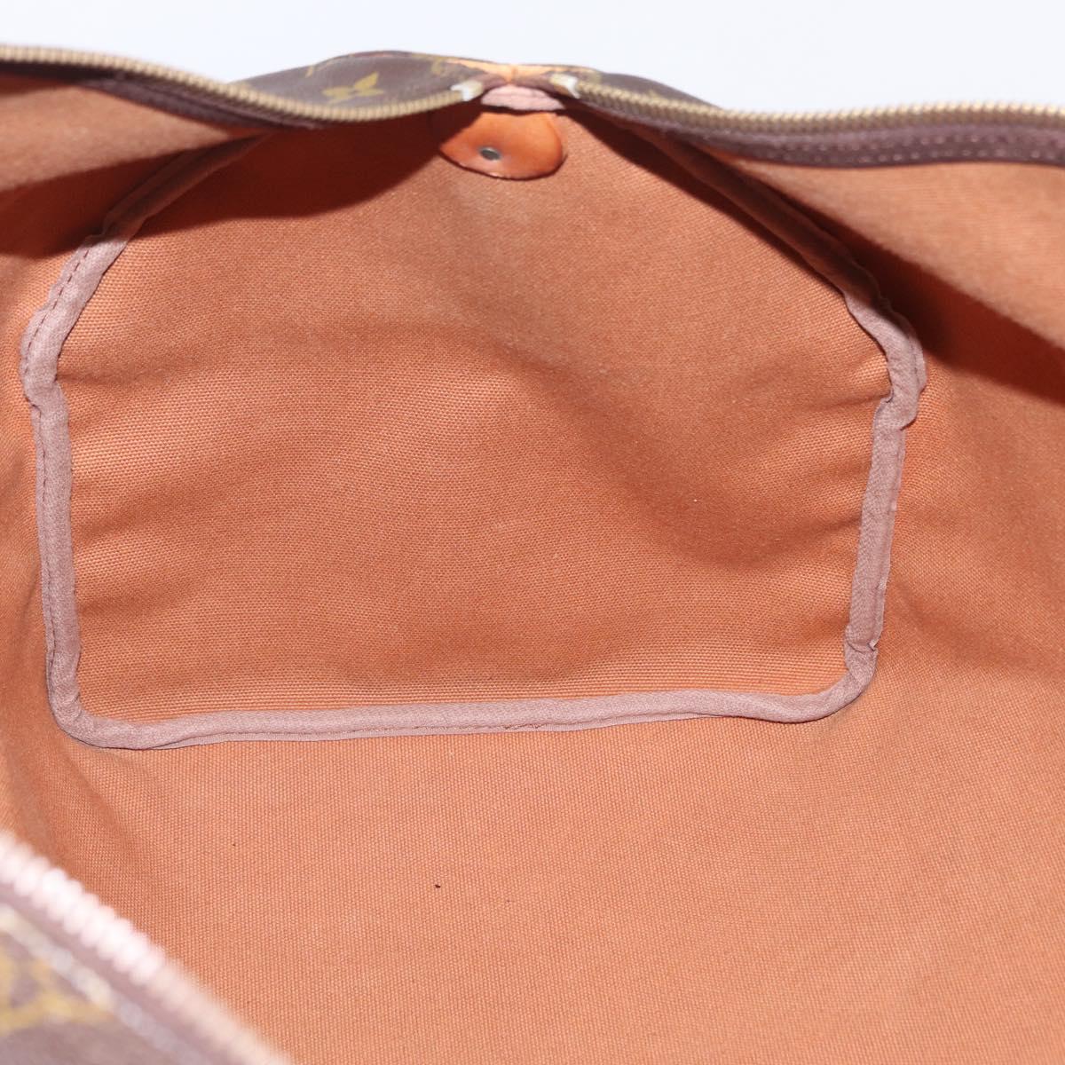 LOUIS VUITTON Monogram Keepall 55 Boston Bag M41424 LV Auth 200518
