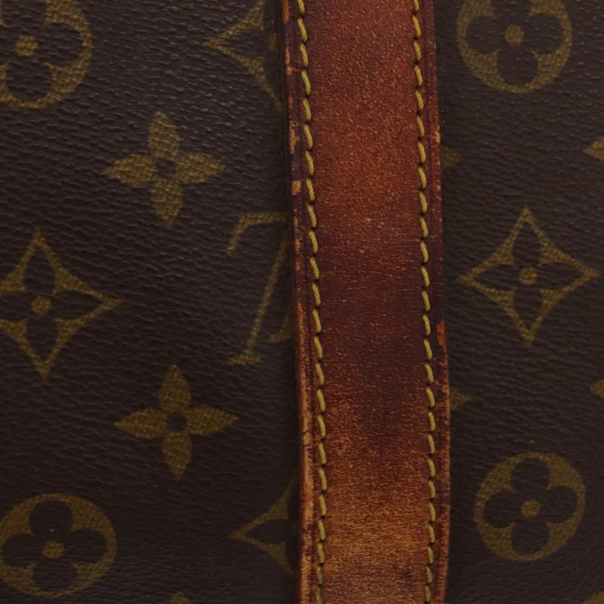 LOUIS VUITTON Monogram Keepall 55 Boston Bag M41424 LV Auth 200518