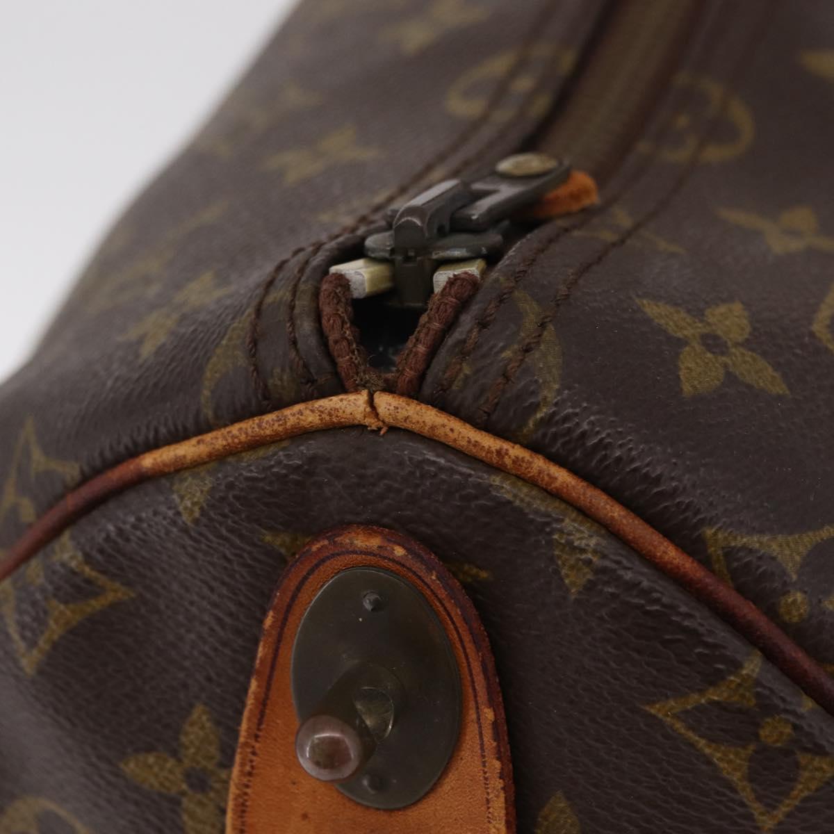 LOUIS VUITTON Monogram Keepall 55 Boston Bag M41424 LV Auth 200518