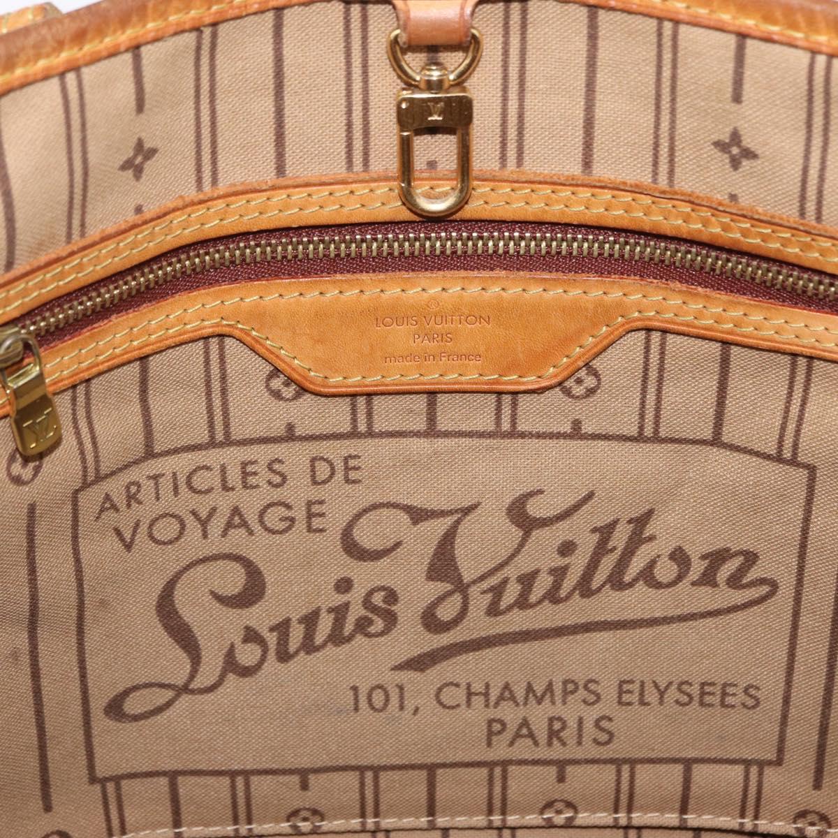 LOUIS VUITTON Monogram Neverfull PM Tote Bag M40155 LV Auth 200522