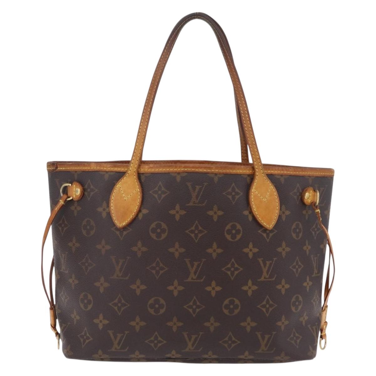 LOUIS VUITTON Monogram Neverfull PM Tote Bag M40155 LV Auth 200522