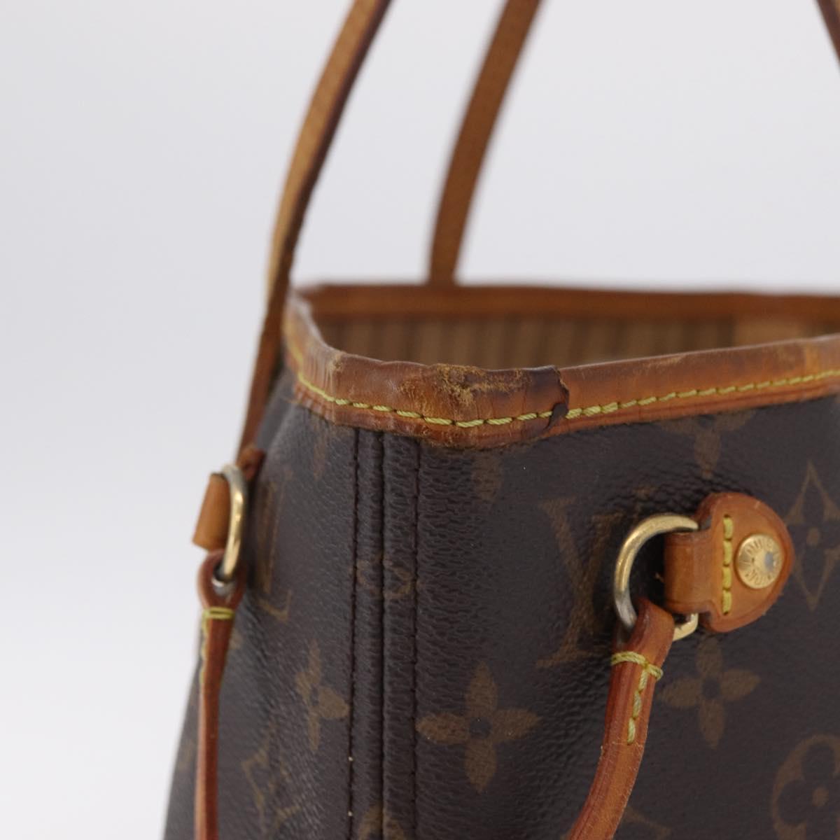 LOUIS VUITTON Monogram Neverfull PM Tote Bag M40155 LV Auth 200522