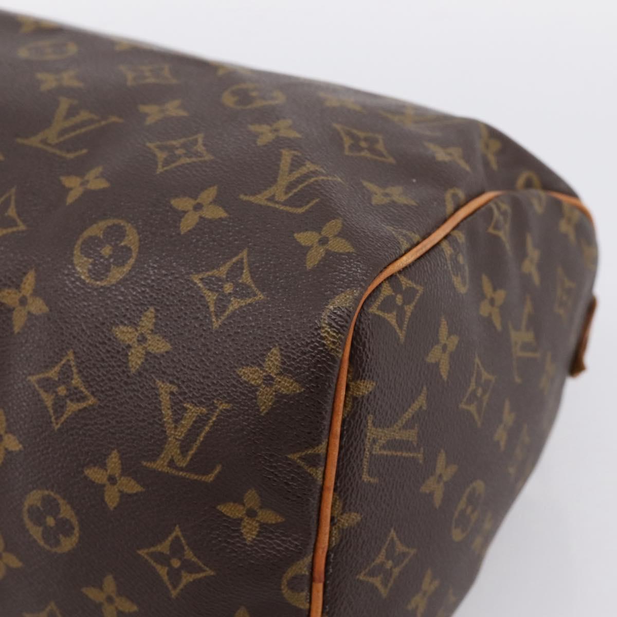 LOUIS VUITTON Monogram Speedy 30 Hand Bag M41526 LV Auth 200536V