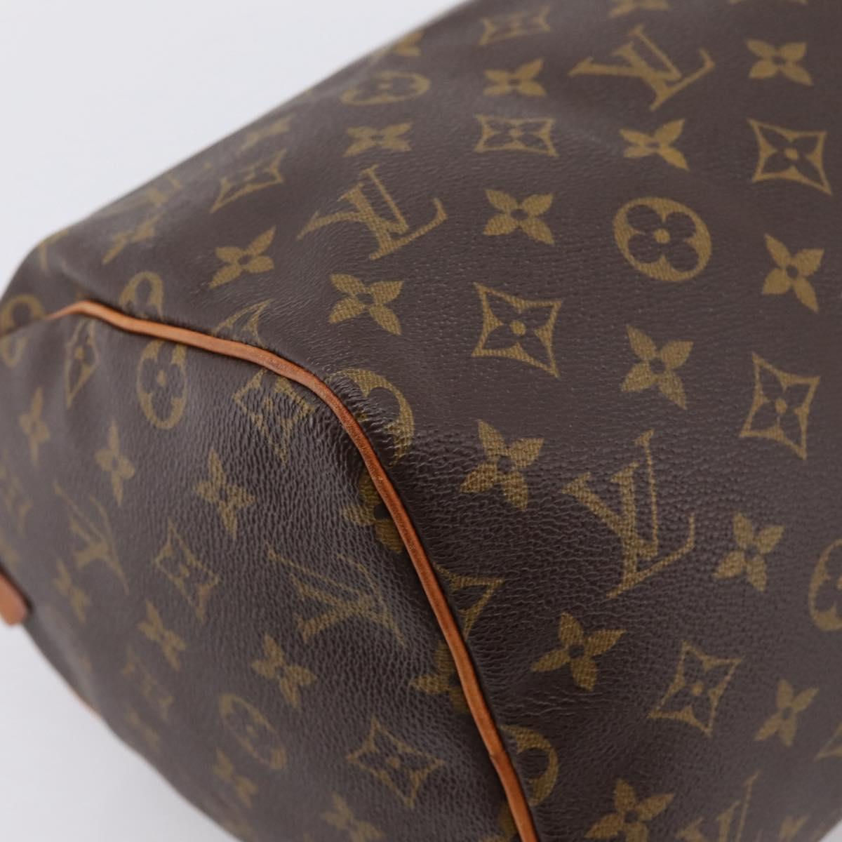 LOUIS VUITTON Monogram Speedy 30 Hand Bag M41526 LV Auth 200536V