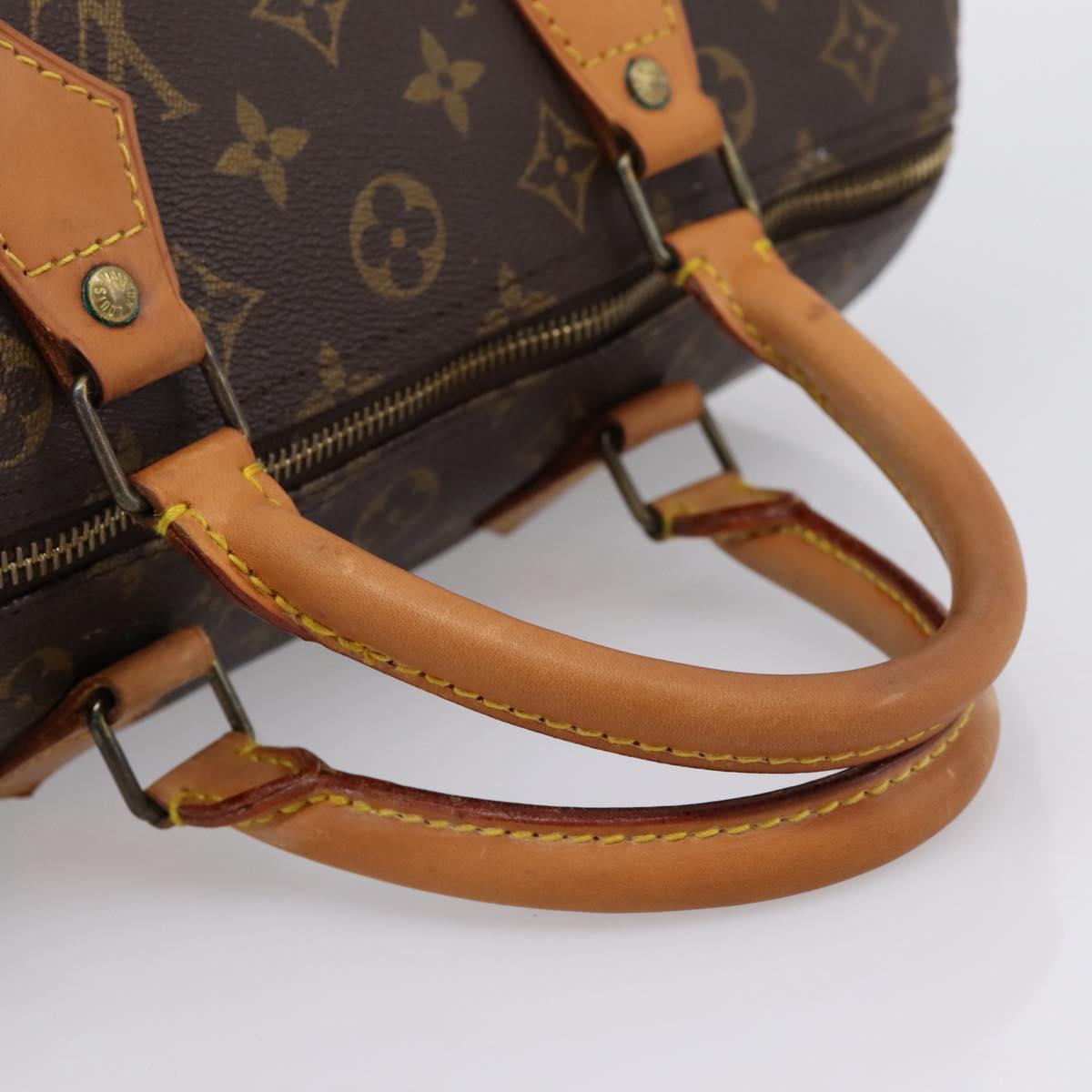 LOUIS VUITTON Monogram Speedy 30 Hand Bag M41526 LV Auth 200536V