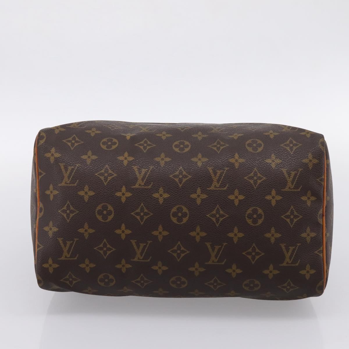 LOUIS VUITTON Monogram Speedy 30 Hand Bag M41526 LV Auth 200536V