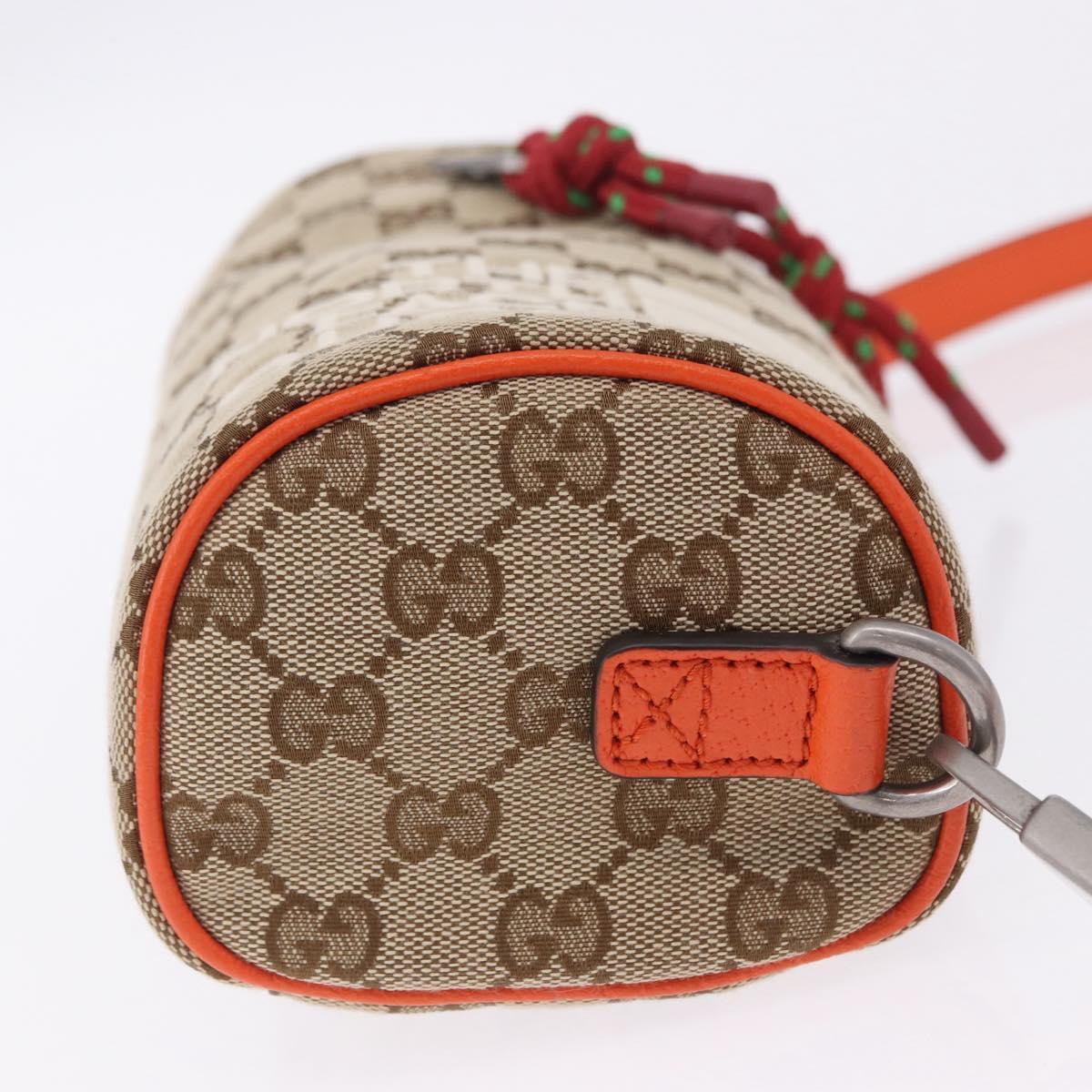 GUCCI GG Canvas Bag THE NORTH FACE Collaboration Beige 679760 Auth 200541V