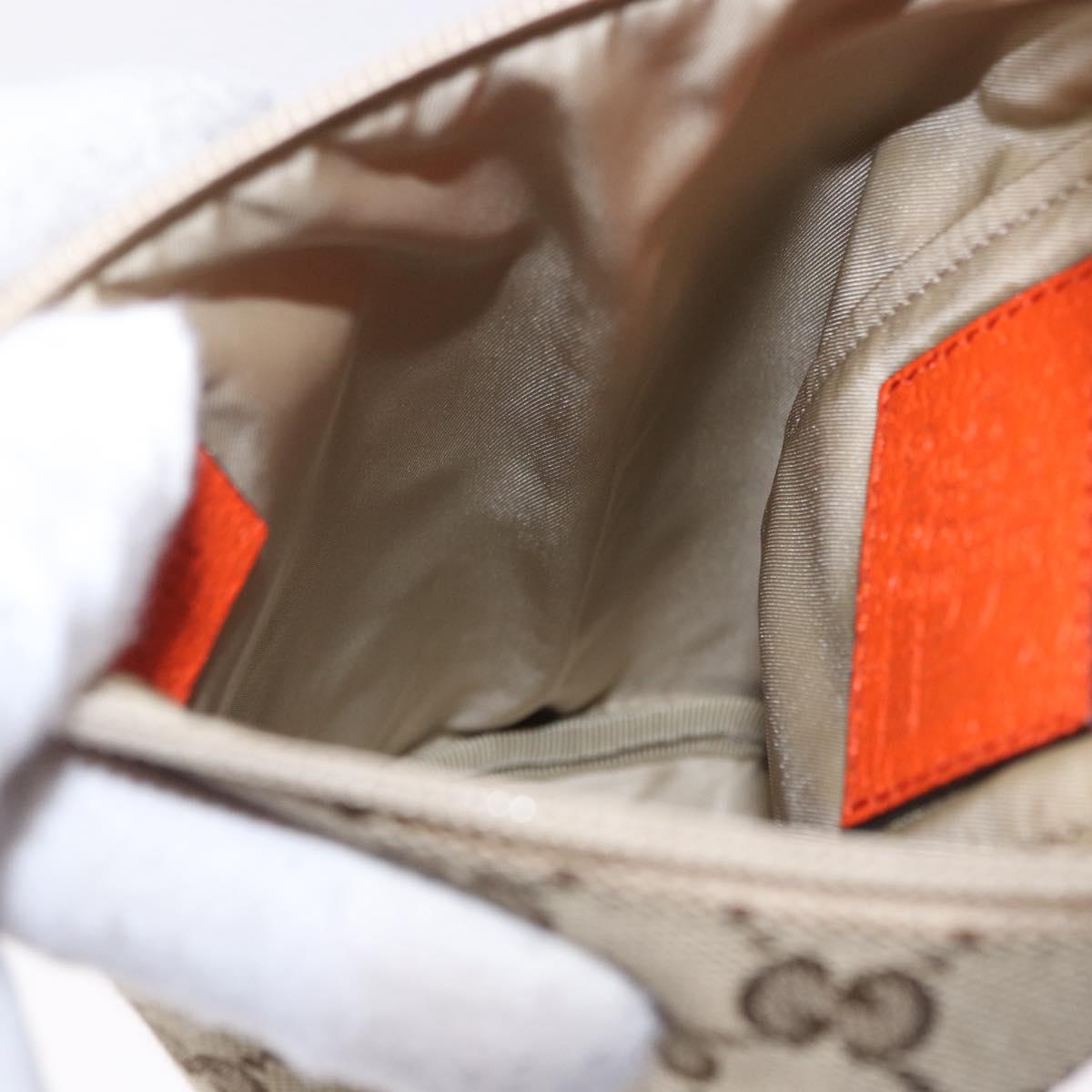 GUCCI GG Canvas Bag THE NORTH FACE Collaboration Beige 679760 Auth 200541V
