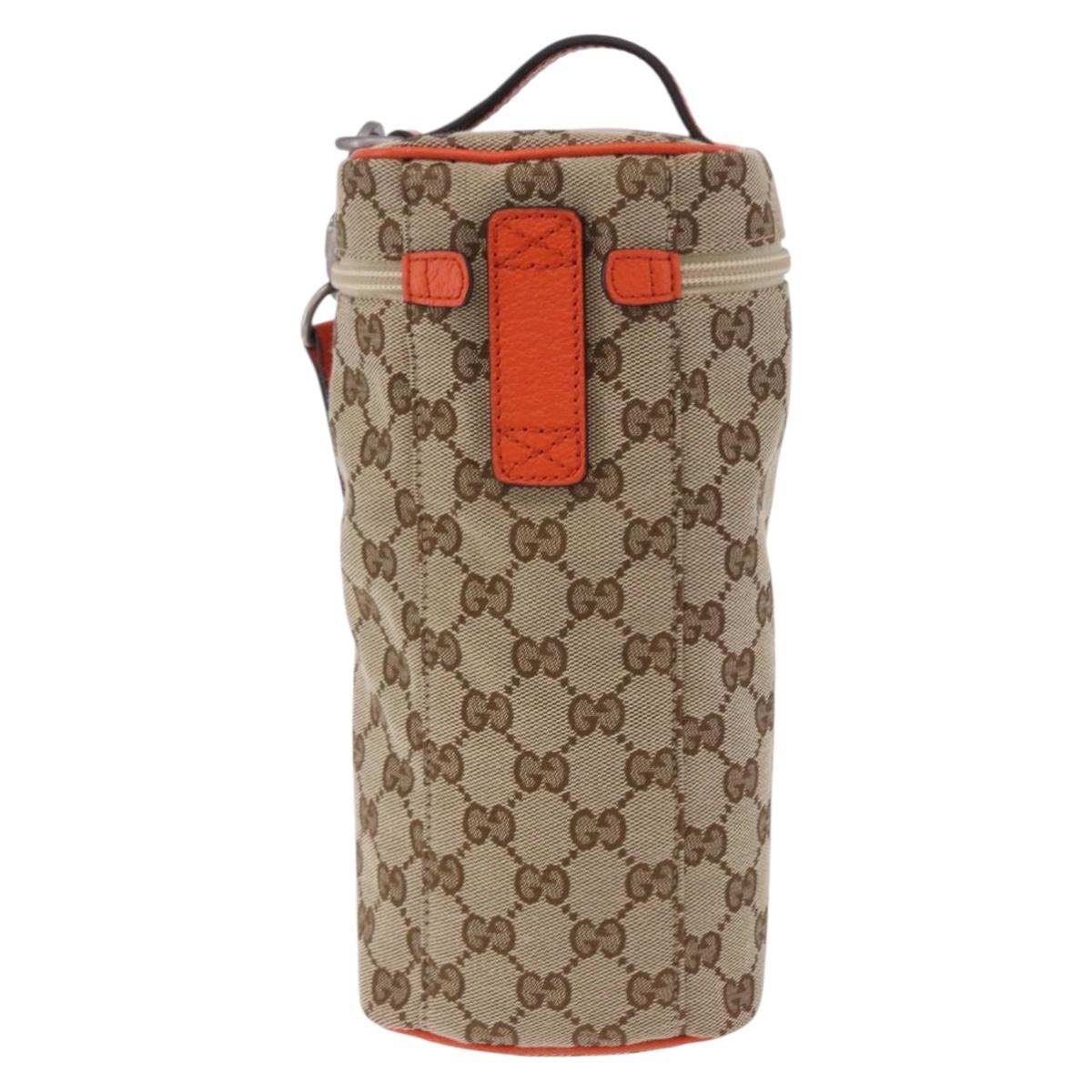 GUCCI GG Canvas Bag THE NORTH FACE Collaboration Beige 679760 Auth 200541V