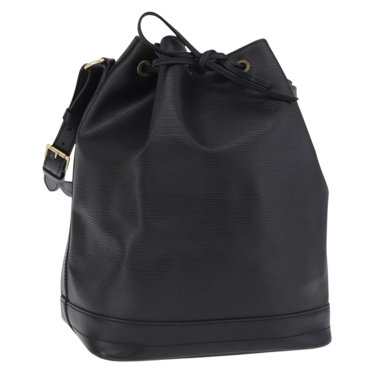 LOUIS VUITTON Epi Petit Noe Shoulder Bag Black M44102 LV Auth 200543V
