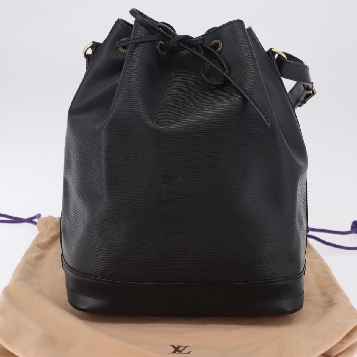 LOUIS VUITTON Epi Petit Noe Shoulder Bag Black M44102 LV Auth 200543V