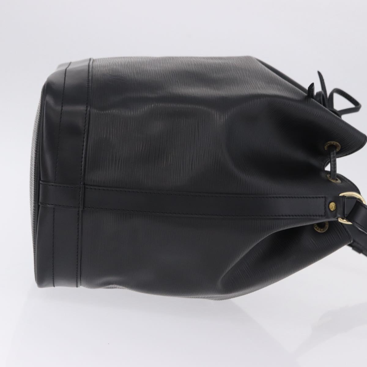 LOUIS VUITTON Epi Petit Noe Shoulder Bag Black M44102 LV Auth 200543V