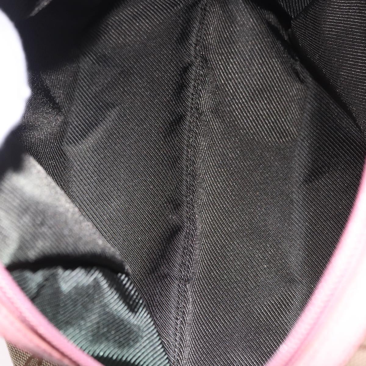 GUCCI GG Canvas Hand Bag Beige 124542 Auth 200546V