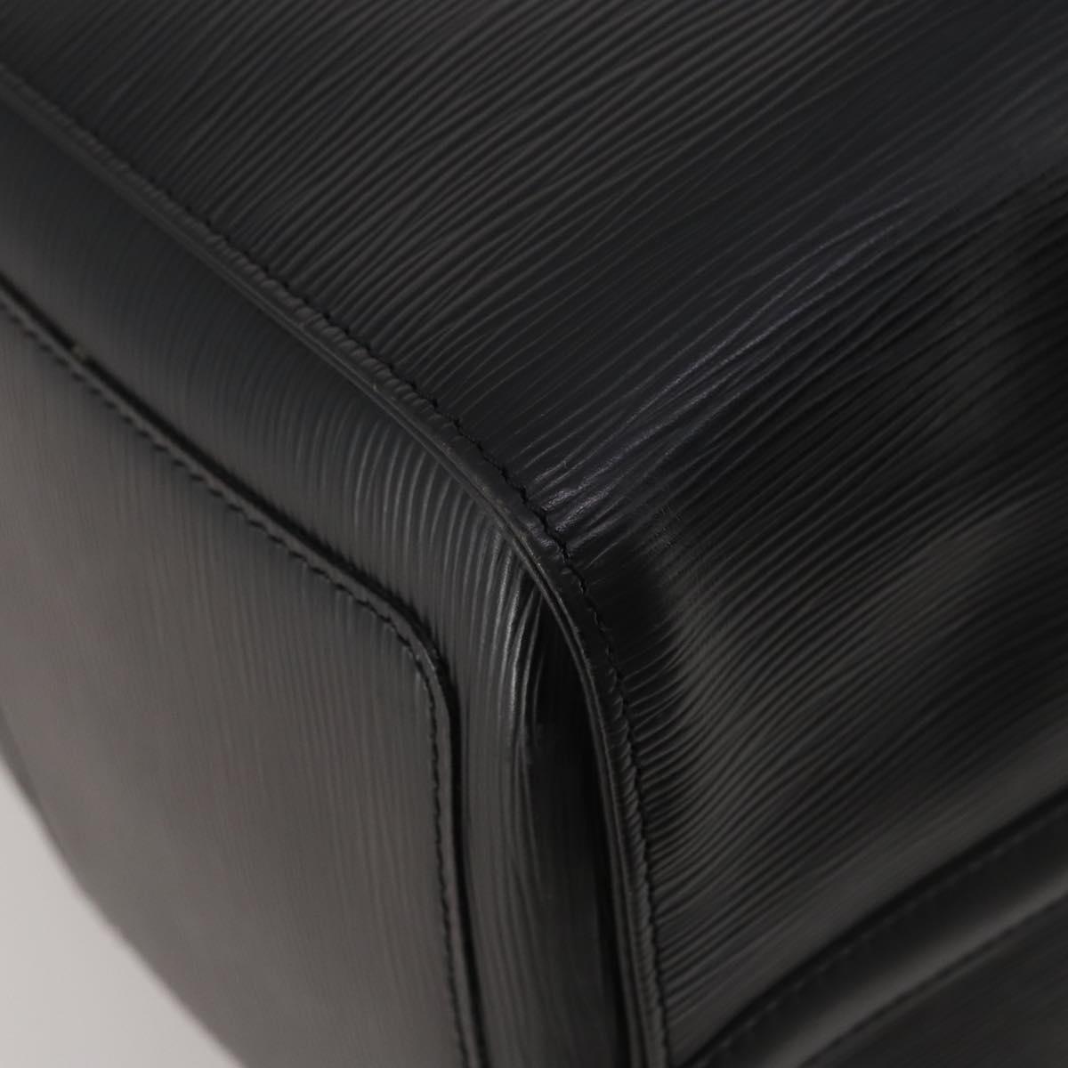 LOUIS VUITTON Epi Keepall 45 Boston Bag Black M42972 LV Auth 200550SAV