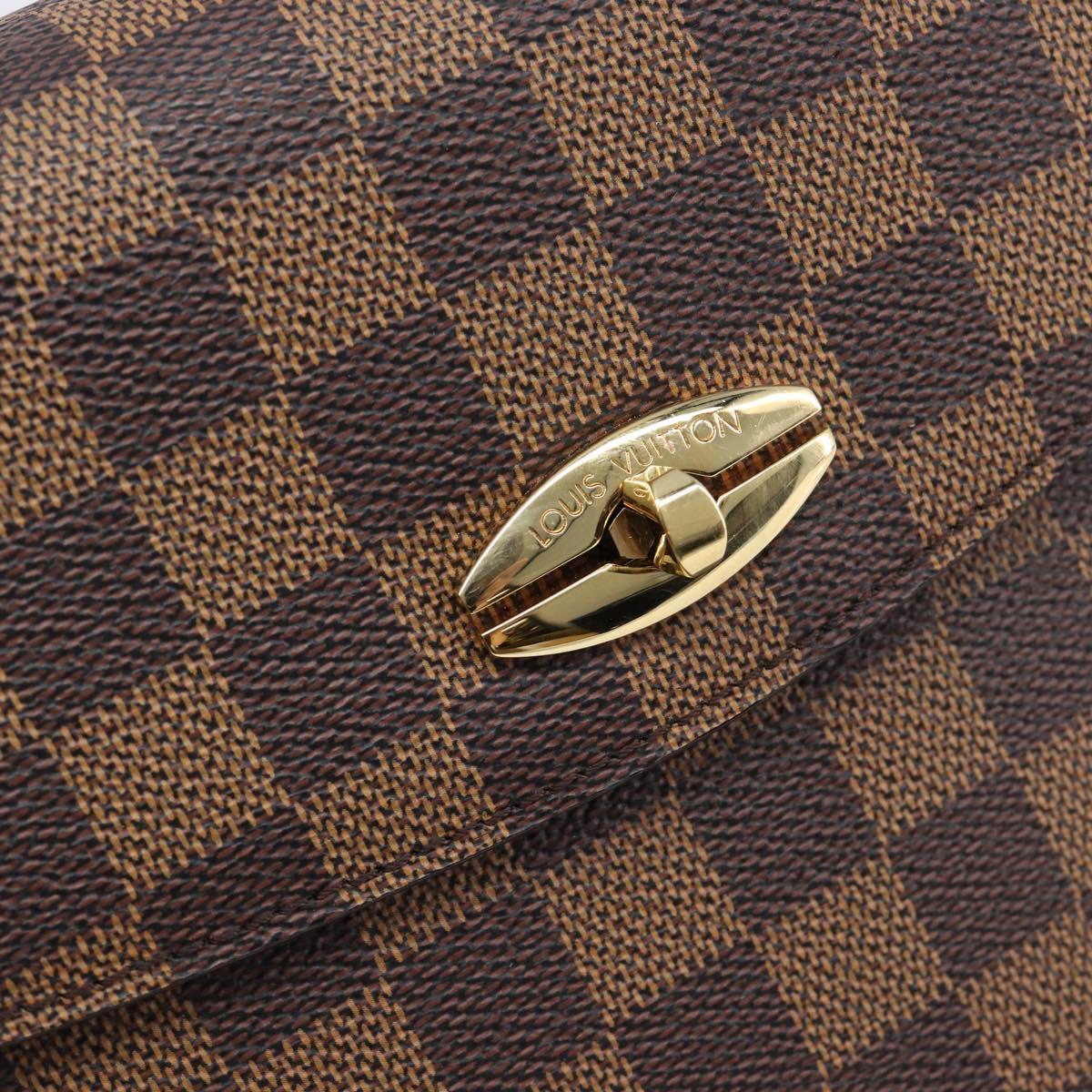 LOUIS VUITTON Damier Ebene Malesherbes Hand Bag N51379 LV Auth 200557V