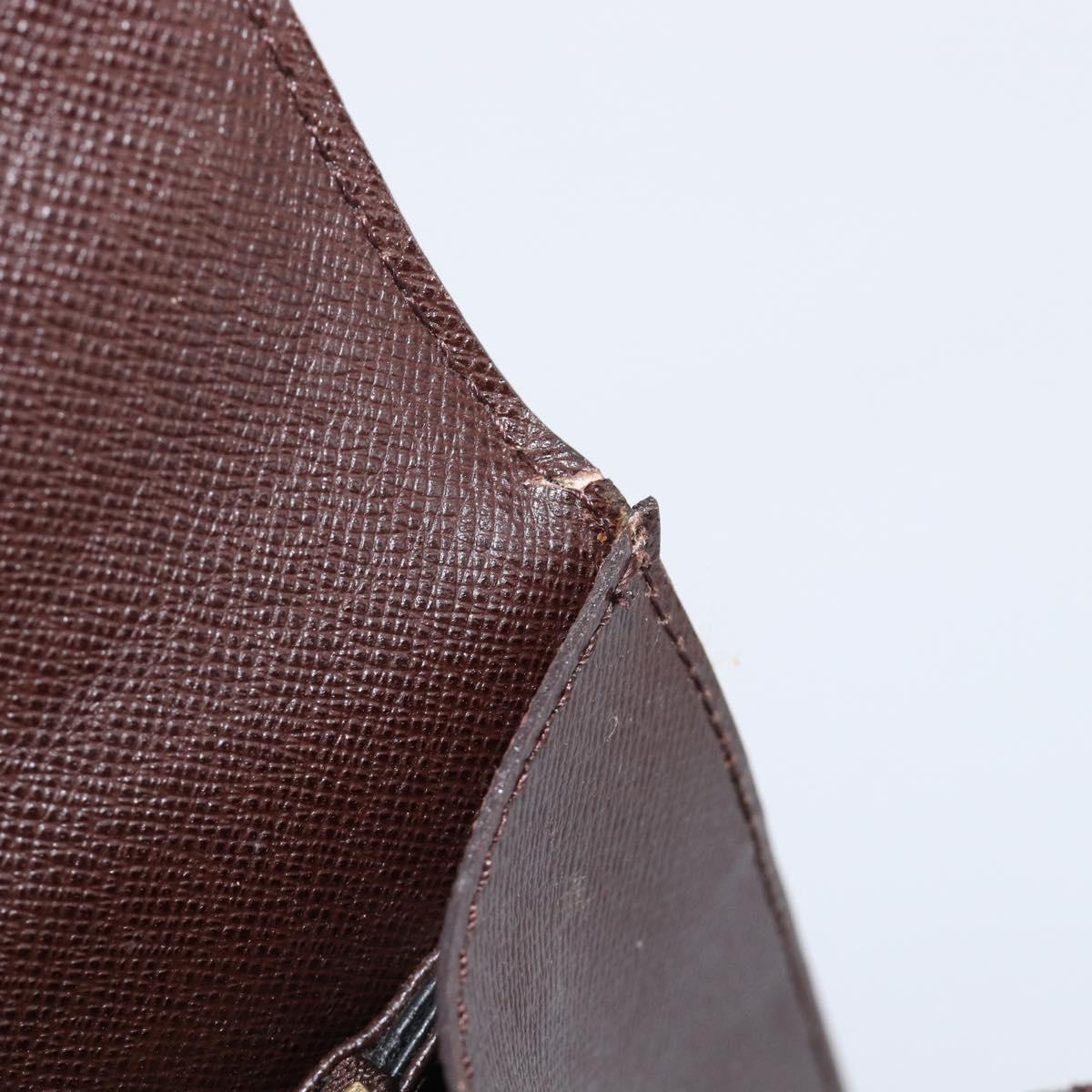 LOUIS VUITTON Damier Ebene Malesherbes Hand Bag N51379 LV Auth 200557V