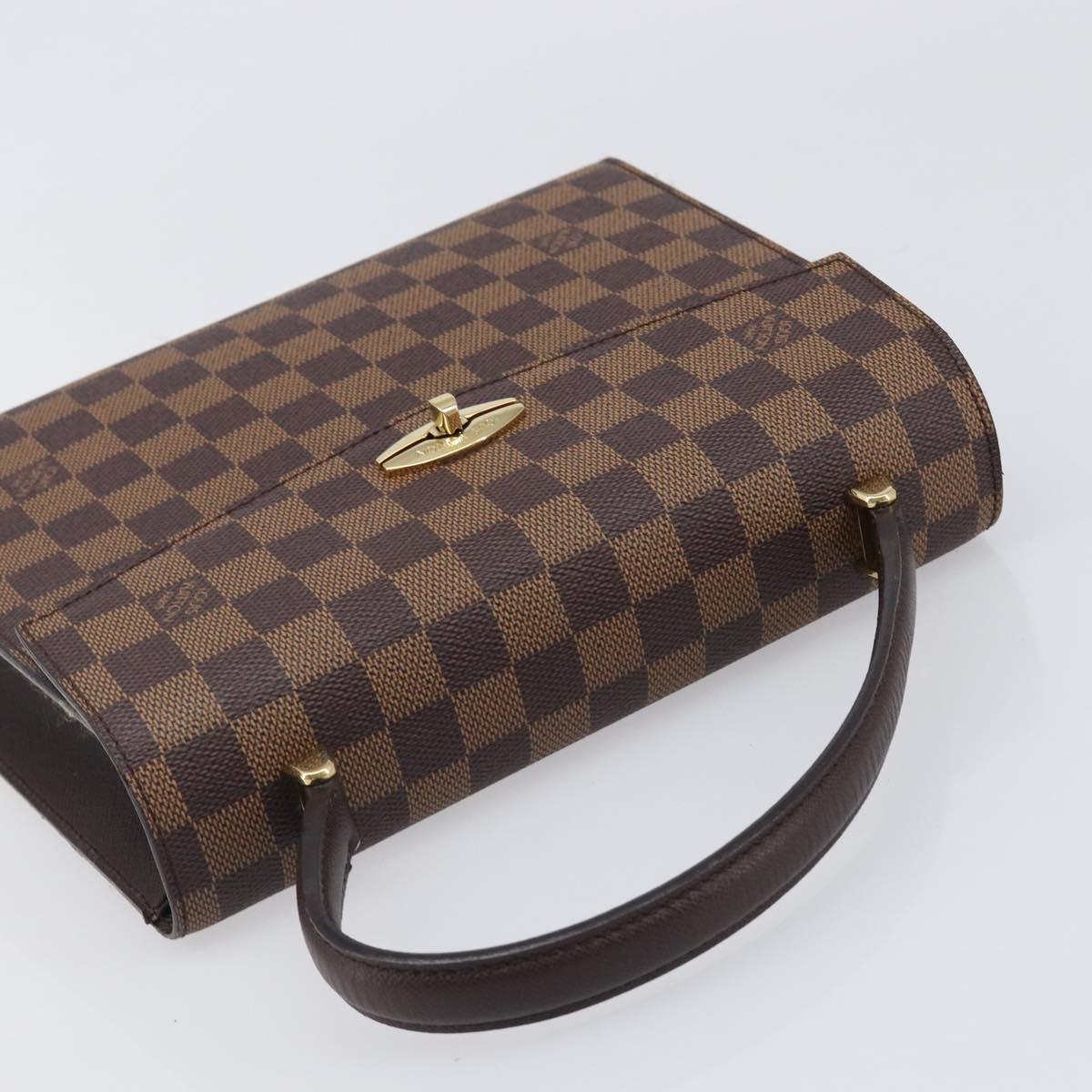LOUIS VUITTON Damier Ebene Malesherbes Hand Bag N51379 LV Auth 200557V