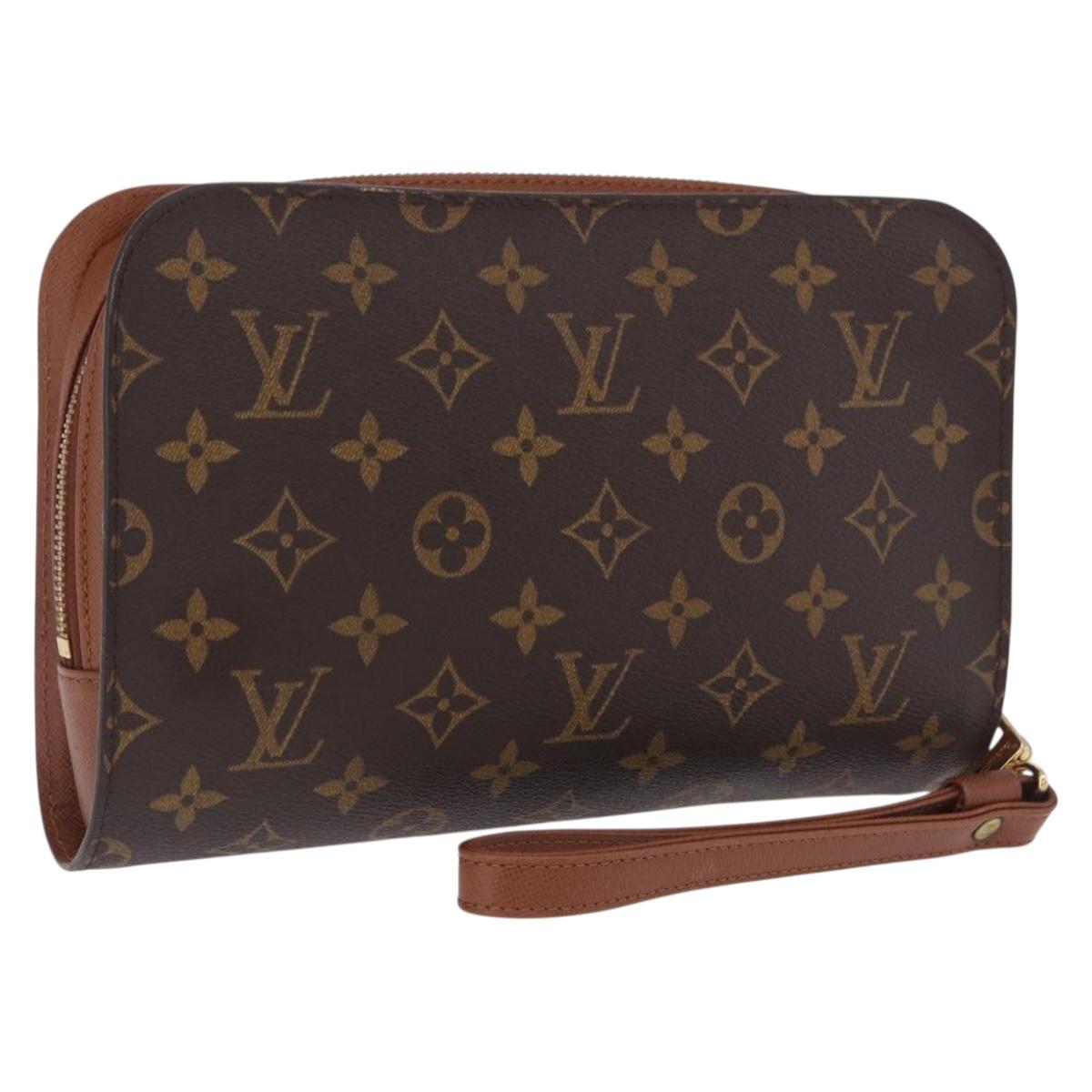 LOUIS VUITTON Monogram Orsay Clutch Bag M51790 LV Auth 200563