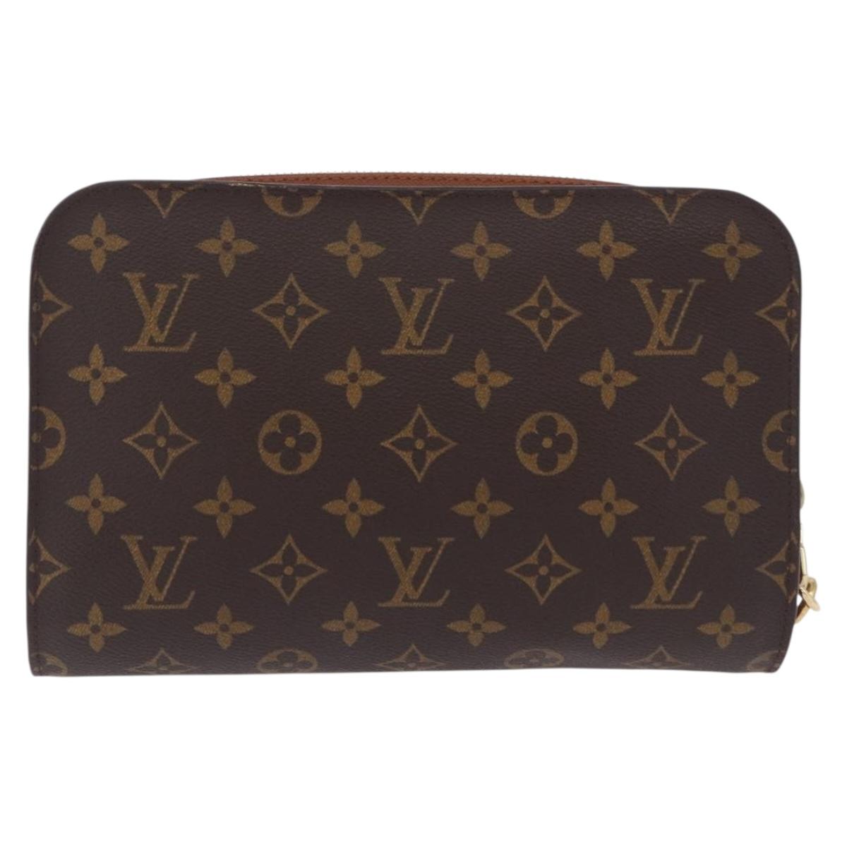 LOUIS VUITTON Monogram Orsay Clutch Bag M51790 LV Auth 200563