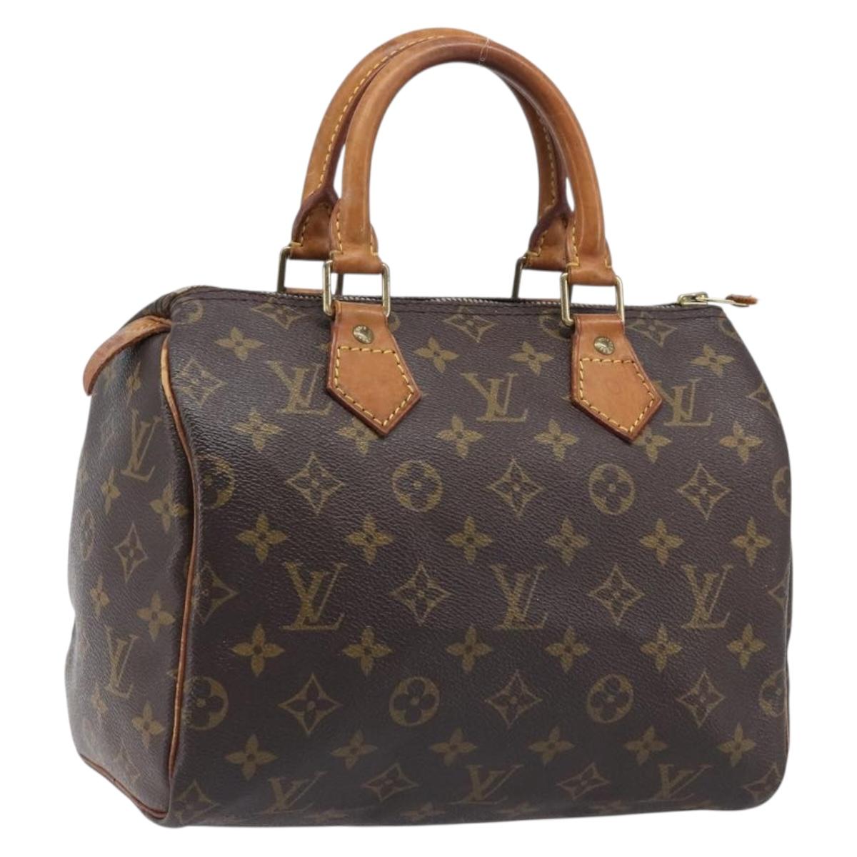 LOUIS VUITTON Monogram Speedy 25 Hand Bag M41528 LV Auth 200564
