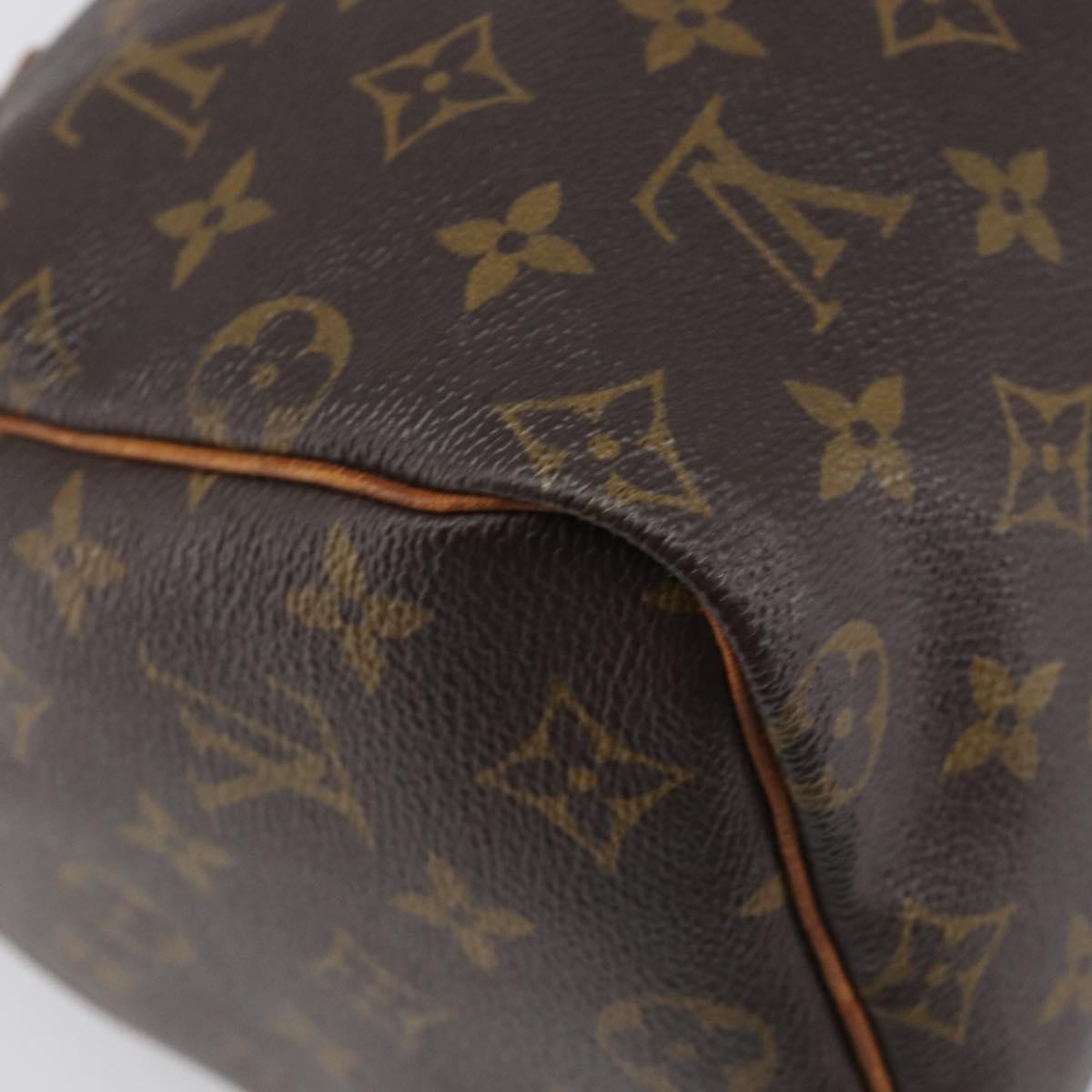 LOUIS VUITTON Monogram Speedy 25 Hand Bag M41528 LV Auth 200564