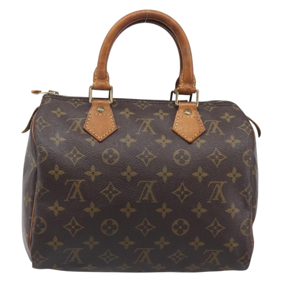 LOUIS VUITTON Monogram Speedy 25 Hand Bag M41528 LV Auth 200564