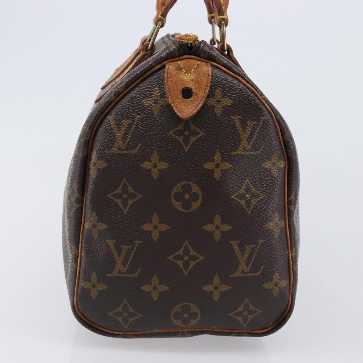 LOUIS VUITTON Monogram Speedy 25 Hand Bag M41528 LV Auth 200564