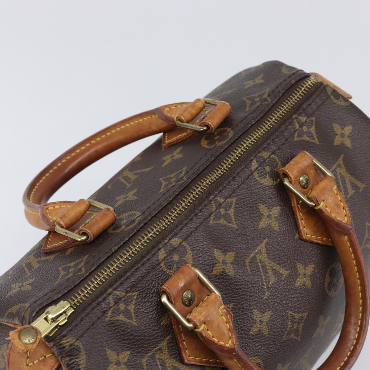 LOUIS VUITTON Monogram Speedy 25 Hand Bag M41528 LV Auth 200564